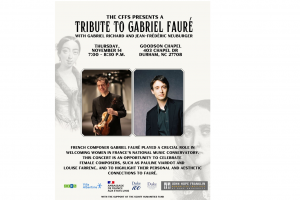 TRIBUTE TO GABRIEL FAURÉ WITH GABRIEL RICHARD AND JEAN-FRÉDÉRIC NEUBURGER