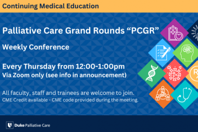 Duke Palliative Care Grand Rounds