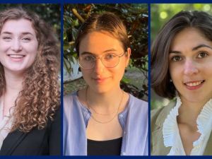 Three Juniors Named Faculty Scholars