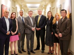 French Ambassador Visits Duke Leaders, Center for French and Francophone Studies